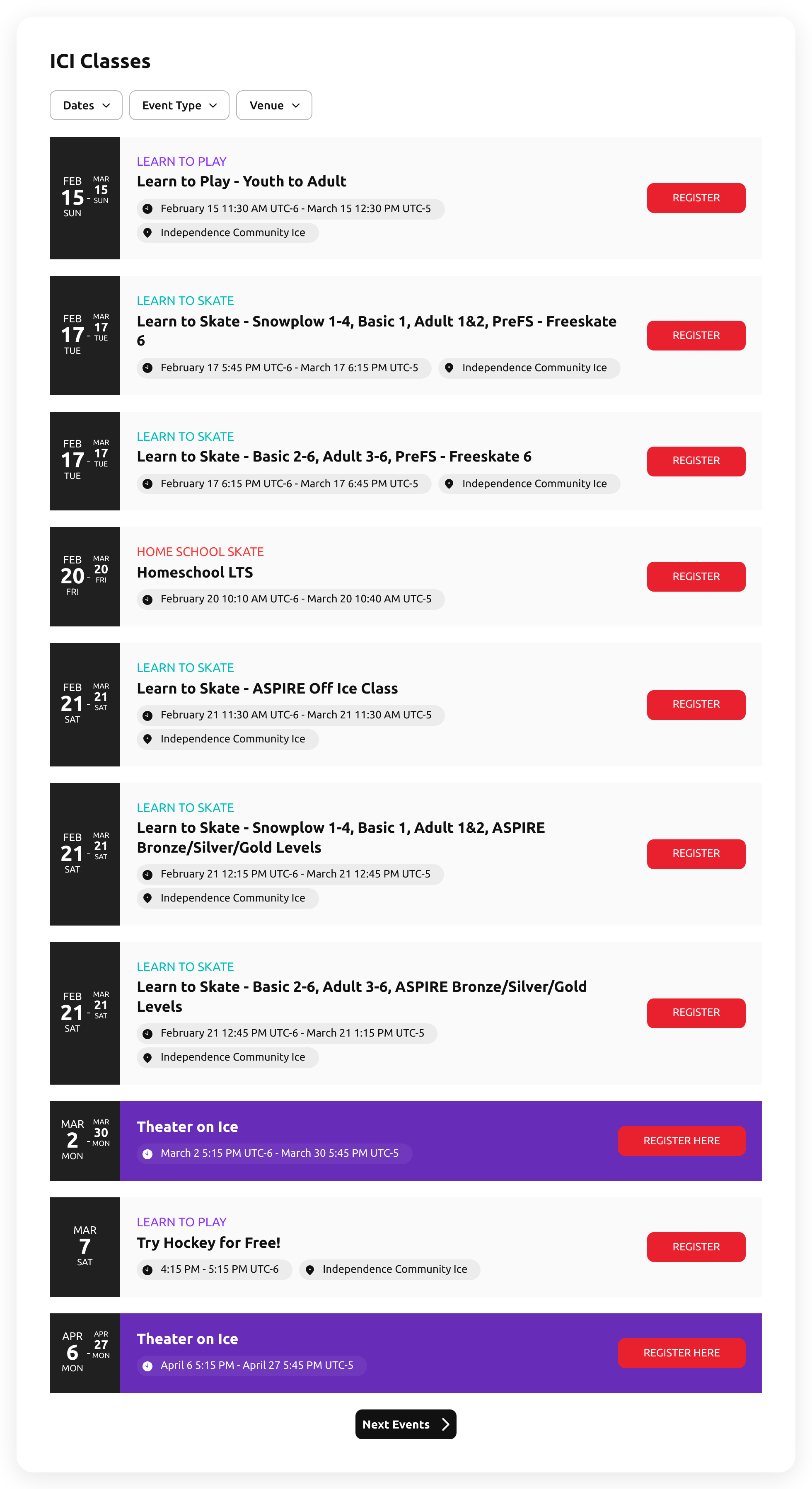 ICI Classes